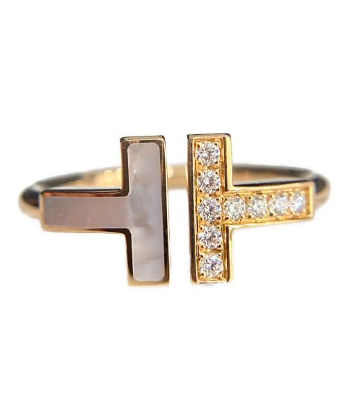 TIFFANY & Co.（ティファニー）TIFFANY & Co. (ティファニー) Tワイヤー シェル ダイヤ サイズ:11号の古着・服飾アイテム