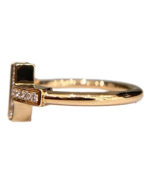TIFFANY & Co.（ティファニー）TIFFANY & Co. (ティファニー) Tワイヤー シェル ダイヤ サイズ:11号の古着・服飾アイテム