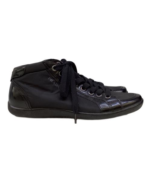 PRADA SPORTS（プラダスポーツ）PRADA SPORTS (プラダスポーツ) ハイカットスニーカー ブラック サイズ:5の古着・服飾アイテム