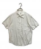 Y'sワイズ）の古着「アシンメトリーデザインシャツ」｜ホワイト