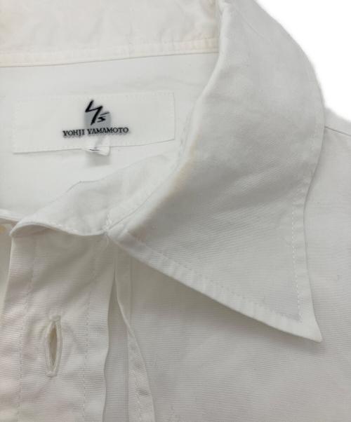 Y's（ワイズ）Y's (ワイズ) アシンメトリーデザインシャツ ホワイト サイズ:4の古着・服飾アイテム