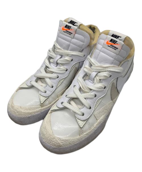 NIKE（ナイキ）NIKE (ナイキ) sacai (サカイ) BLAZER LOW/ブレザーロー ホワイト サイズ:27CMの古着・服飾アイテム