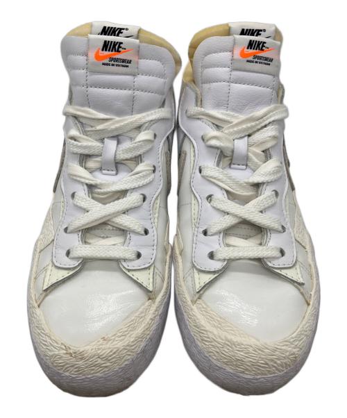NIKE（ナイキ）NIKE (ナイキ) sacai (サカイ) BLAZER LOW/ブレザーロー ホワイト サイズ:27CMの古着・服飾アイテム
