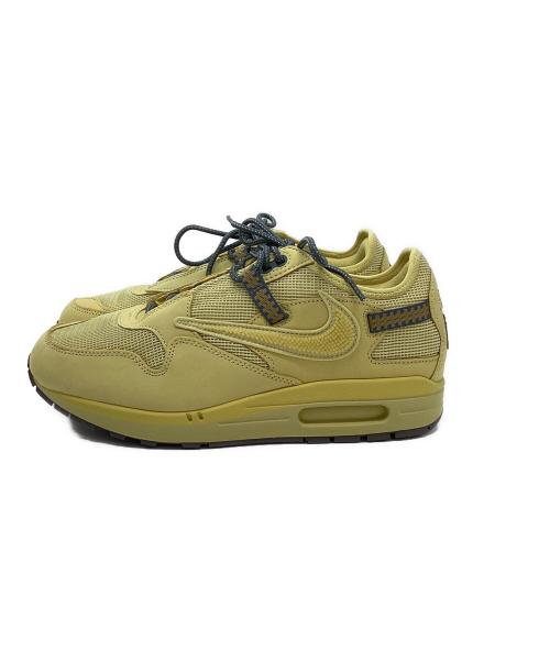 NIKE（ナイキ）NIKE (ナイキ) TRAVIS SCOTT (トラヴィススコット) AIR MAX 1 CACTUS JACK(エアマックス1) イエロー サイズ:27 未使用品の古着・服飾アイテム