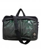 PORTER×STONE ISLANDポーター×ストーンアイランド）の古着「Reflective Briefcase」｜ブラック