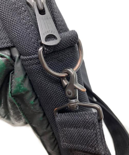 PORTER（ポーター）PORTER (ポーター) STONE ISLAND (ストーンアイランド) Reflective Briefcase ブラックの古着・服飾アイテム