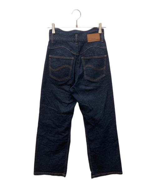 Eaphi（エフィ）Eaphi (エフィ) wave design high waist denim インディゴ サイズ:Shortの古着・服飾アイテム