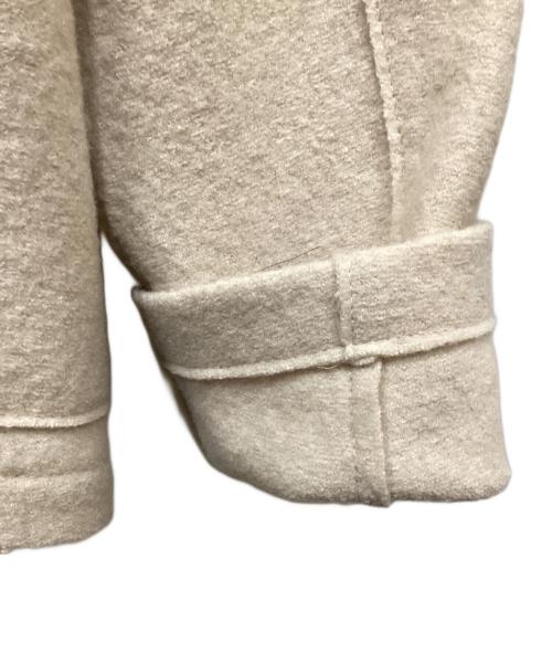 HARRIS WHARF LONDON（ハリスワーフロンドン）HARRIS WHARF LONDON (ハリスワーフロンドン) ニットジャケット ベージュ サイズ:42の古着・服飾アイテム