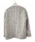 theory luxe (セオリーリュクス) ノーカラーツイードジャケット アイボリー サイズ:38：16000円