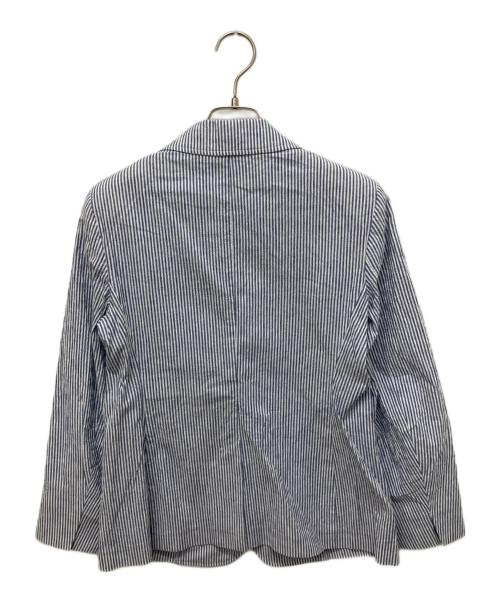 WEEKEND Max Mara（ウィークエンド マックスマーラ）WEEKEND Max Mara (ウィークエンド マックスマーラ) シアサッカージャケット ブルー サイズ:42の古着・服飾アイテム