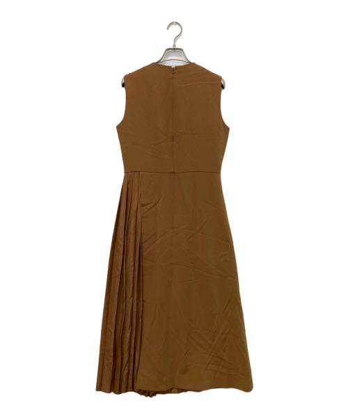 Max Mara Studio（マックスマーラ ストゥディオ）MAX MARA STUDIO (マックスマーラ ストゥディオ) ノースリーブワンピース ブラウン サイズ:40の古着・服飾アイテム