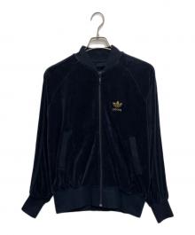 adidas（アディダス）の古着「00ｓVELOUR TRACK JACKET」｜ネイビー