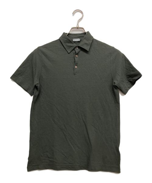 Zanone（ザノーネ）Zanone (ザノーネ) アイスコットンポロシャツ グリーン サイズ:42の古着・服飾アイテム