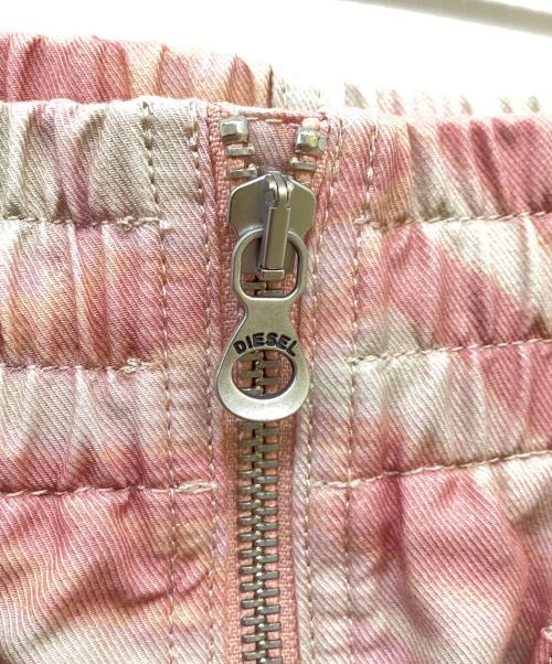 DIESEL（ディーゼル）DIESEL (ディーゼル) O-Mirty カーゴ ミニスカート ピンク サイズ:40の古着・服飾アイテム