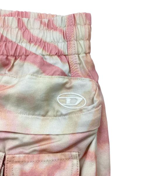 DIESEL（ディーゼル）DIESEL (ディーゼル) O-Mirty カーゴ ミニスカート ピンク サイズ:40の古着・服飾アイテム
