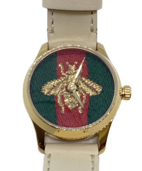 GUCCI（グッチ）GUCCI (グッチ) 腕時計 レッド×グリーンの古着・服飾アイテム