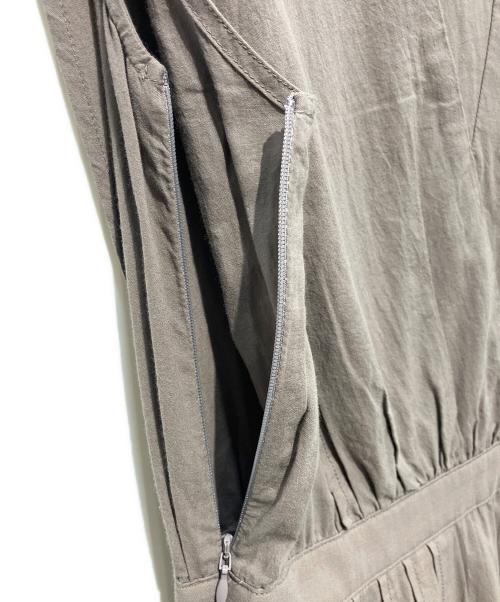 SINME（シンメ）SINME (シンメ) スクエアネックワンピース ブラウン サイズ:Sの古着・服飾アイテム