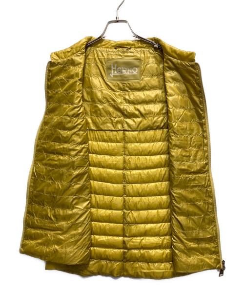 HERNO（ヘルノ）HERNO (ヘルノ) ダウンベスト イエロー サイズ:SIZE 42の古着・服飾アイテム