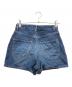 Chloe (クロエ) ロゴ刺繍デニムショートパンツ ブルー サイズ:26：10000円