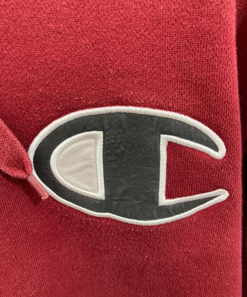 Champion（チャンピオン）Champion (チャンピオン) フーデッドスウェットシャツ アクションスタイル レッド サイズ:SIZE Mの古着・服飾アイテム