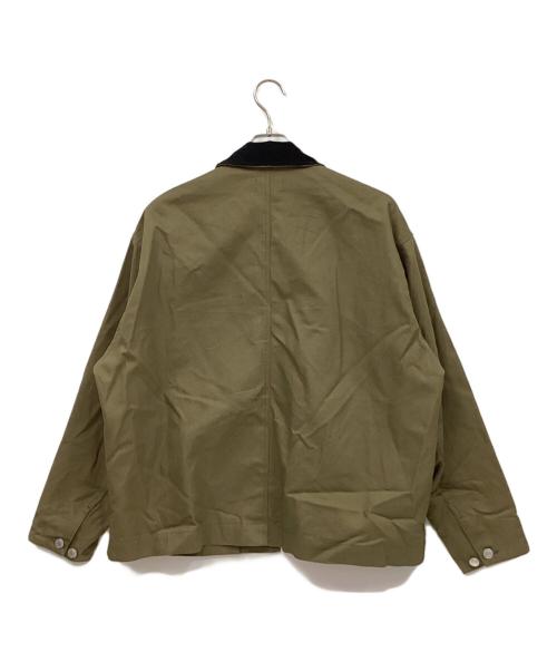 PENNEYS（ペニーズ）PENNEYS (ペニーズ) FREAK'S STORE (フリークスストア) 別注 ビッグシルエット コーデュロイ襟 ジップブルゾン カーキ サイズ:Mの古着・服飾アイテム