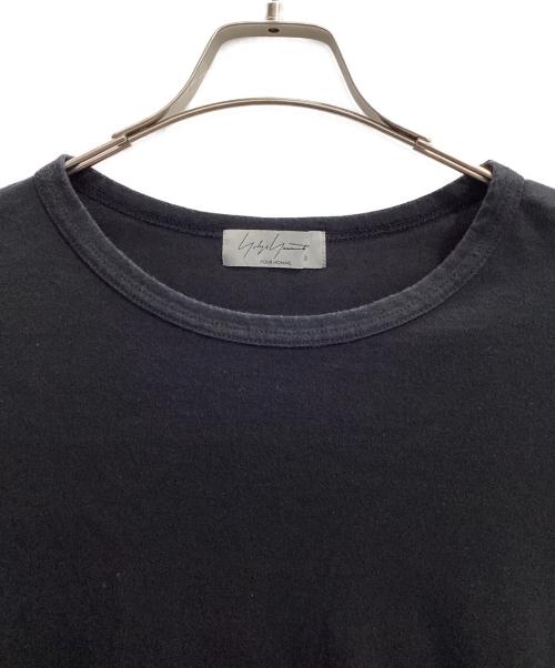 Yohji Yamamoto pour homme（ヨウジヤマモト プールオム）Yohji Yamamoto pour homme (ヨウジヤマモト プールオム) カルティマ天竺 新丸首 長袖 ブラック サイズ:3の古着・服飾アイテム