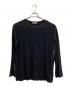 Yohji Yamamoto pour homme（ヨウジヤマモト プールオム）の古着「カルティマ天竺 新丸首 長袖」｜ブラック
