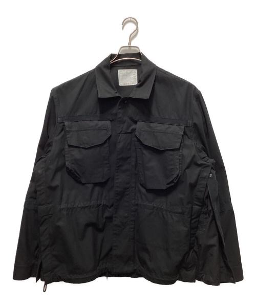 sacai（サカイ）sacai (サカイ) Cotton Weather Mix Blouson ブラック サイズ:4の古着・服飾アイテム