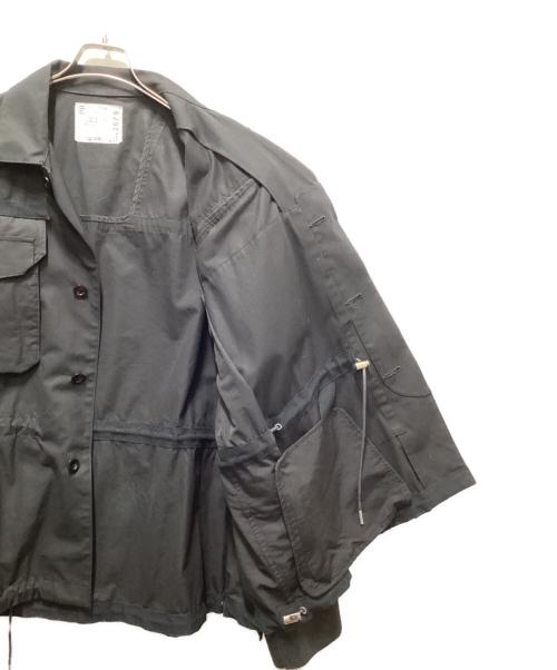 sacai（サカイ）sacai (サカイ) Cotton Weather Mix Blouson ブラック サイズ:4の古着・服飾アイテム