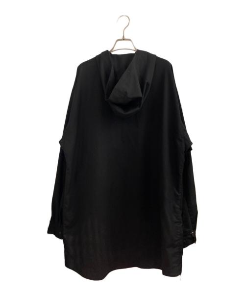 Y-3（ワイスリー）Y-3 (ワイスリー) CLASSIC REFINED WOOL HOODED WINDBREAKER ブラック サイズ:XLの古着・服飾アイテム