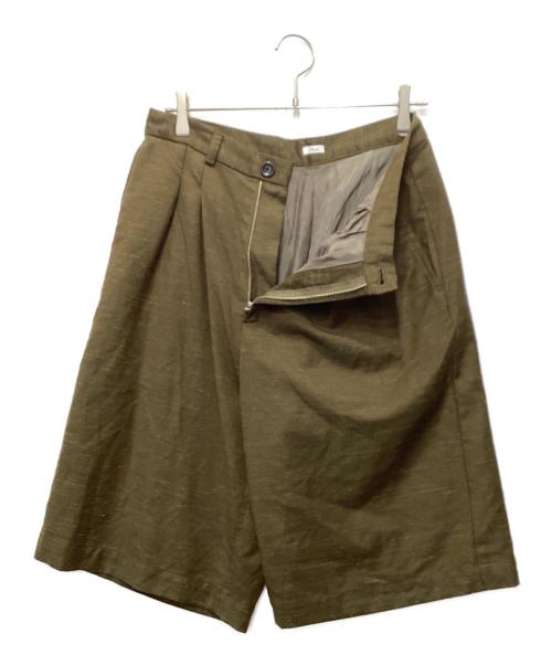 Dhal（ダル）Dhal (ダル) ハーフパンツ カーキ サイズ:Mの古着・服飾アイテム