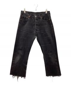 中古・古着通販】GUCCI (グッチ) デニムパンツ タイガーフラワー刺繍