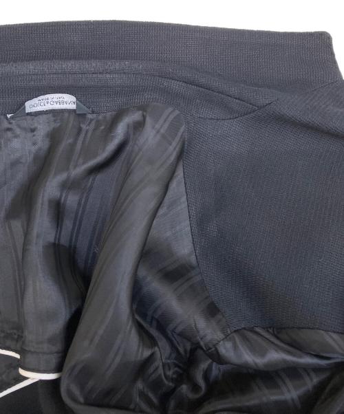 DOLCE & GABBANA（ドルチェ＆ガッバーナ）DOLCE & GABBANA (ドルチェ＆ガッバーナ) テーラードジャケット ブラック サイズ:46の古着・服飾アイテム