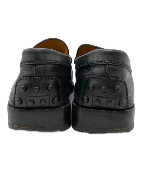 TOD'S（トッズ）TOD'S (トッズ) ヴァンプローファー ブラック サイズ:５1/2の古着・服飾アイテム