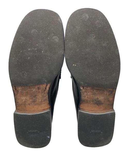 TOD'S（トッズ）TOD'S (トッズ) ヴァンプローファー ブラック サイズ:５1/2の古着・服飾アイテム