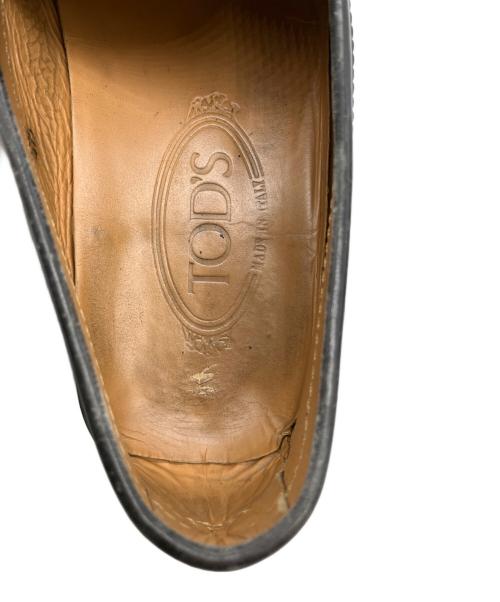 TOD'S（トッズ）TOD'S (トッズ) ヴァンプローファー ブラック サイズ:５1/2の古着・服飾アイテム