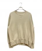MHL×LOOPWHEELERマーガレットハウエル×ループウィラー）の古着「LIGHT LOOPBACK COTTON CN」｜ベージュ