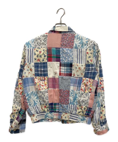 POLO RALPH LAUREN（ポロ・ラルフローレン）POLO RALPH LAUREN (ポロ・ラルフローレン) パッチワークブルゾン マルチカラー サイズ:ｘｓの古着・服飾アイテム