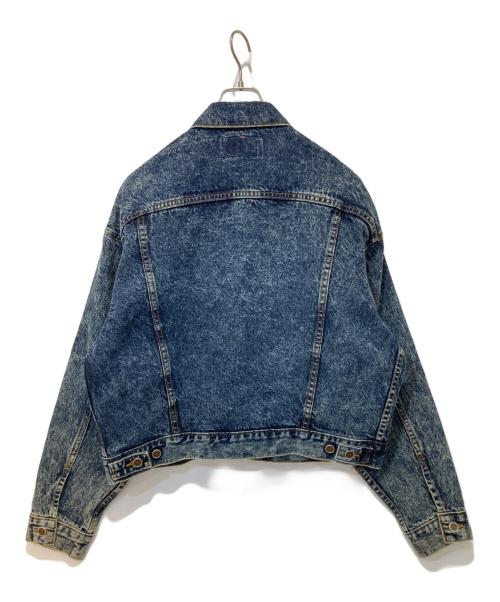 LEVI'S（リーバイス）LEVI'S (リーバイス) ケミカルウォッシュデニムジャケット ブルー サイズ:Ｌの古着・服飾アイテム