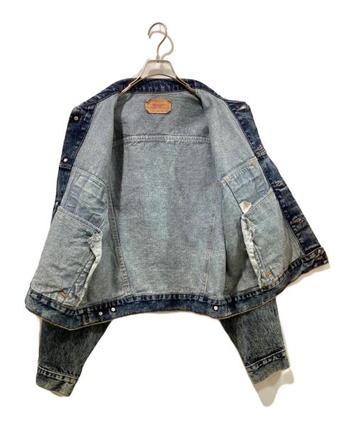 LEVI'S（リーバイス）LEVI'S (リーバイス) ケミカルウォッシュデニムジャケット ブルー サイズ:Ｌの古着・服飾アイテム