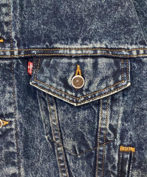 LEVI'S（リーバイス）LEVI'S (リーバイス) ケミカルウォッシュデニムジャケット ブルー サイズ:Ｌの古着・服飾アイテム