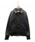 Octonek（オクトネック）の古着「レザー切替ブルゾン」｜ブラック