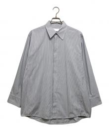 JIL SANDER（ジルサンダー）の古着「ストライプシャツ」｜ブルー