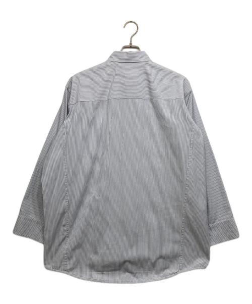 JIL SANDER（ジルサンダー）JIL SANDER (ジルサンダー) ストライプシャツ ブルー サイズ:38の古着・服飾アイテム