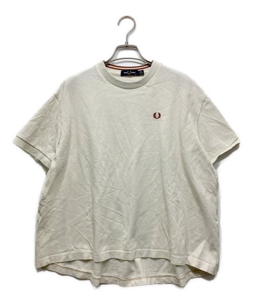 FRED PERRY（フレッドペリー）FRED PERRY (フレッドペリー) Reluxed Pique T-shirt ホワイト サイズ:UK10の古着・服飾アイテム