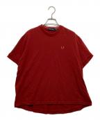 FRED PERRY×RAY BEAMSフレッドペリー×レイ ビームス）の古着「Reluxed Pique T-shirt」｜レッド
