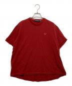 FRED PERRY×RAY BEAMSフレッドペリー×レイ ビームス）の古着「Reluxed Pique T-shirt」｜レッド