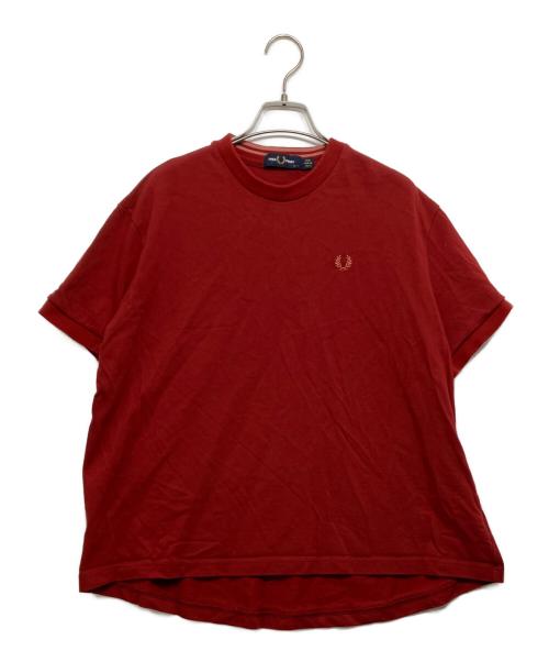 FRED PERRY（フレッドペリー）FRED PERRY (フレッドペリー) RAY BEAMS (レイ ビームス) Reluxed Pique T-shirt レッド サイズ:UK10の古着・服飾アイテム