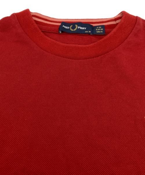 FRED PERRY（フレッドペリー）FRED PERRY (フレッドペリー) RAY BEAMS (レイ ビームス) Reluxed Pique T-shirt レッド サイズ:UK10の古着・服飾アイテム