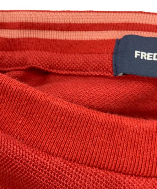 FRED PERRY（フレッドペリー）FRED PERRY (フレッドペリー) RAY BEAMS (レイ ビームス) Reluxed Pique T-shirt レッド サイズ:UK10の古着・服飾アイテム